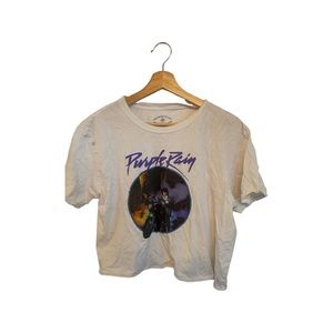 Very cool Purple Rain crop top from the Prince Estate